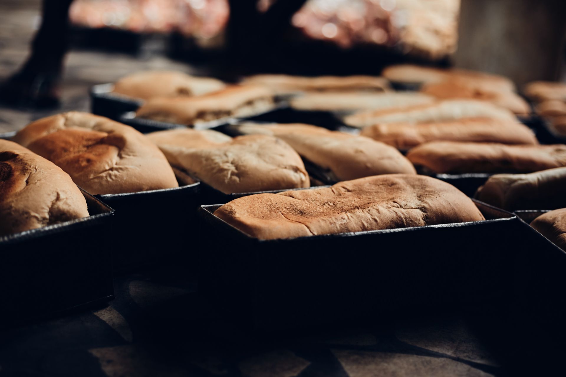 Brød i bakeriet